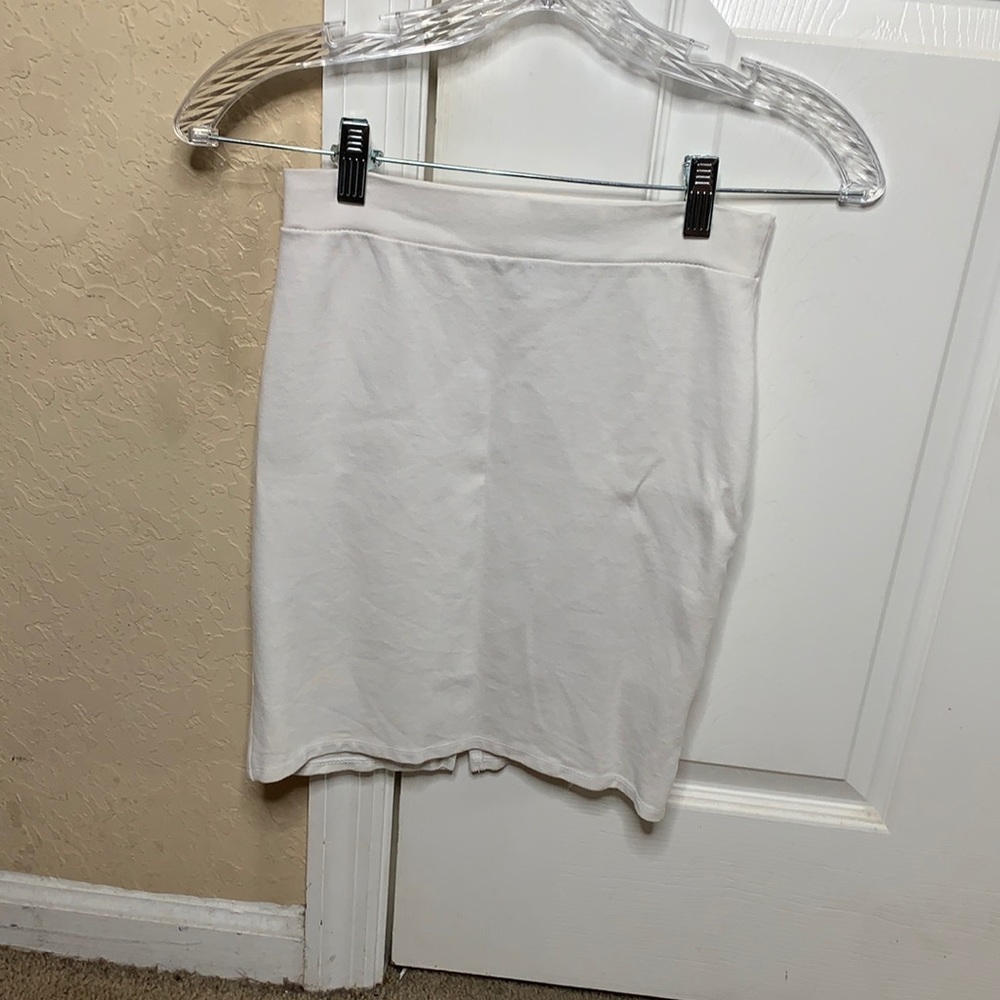 White skirt